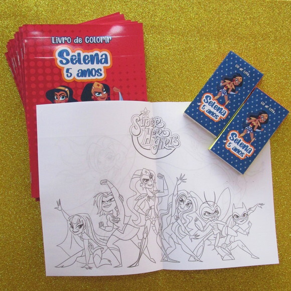 Kit de Colorir Super Hero Girls