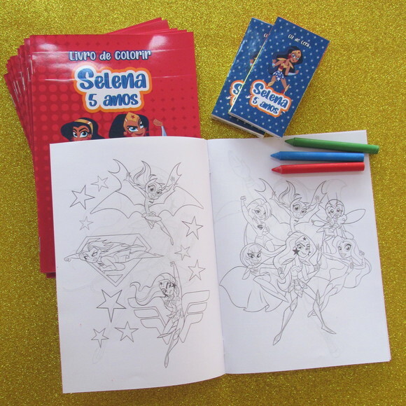Kit de Colorir Super Hero Girls