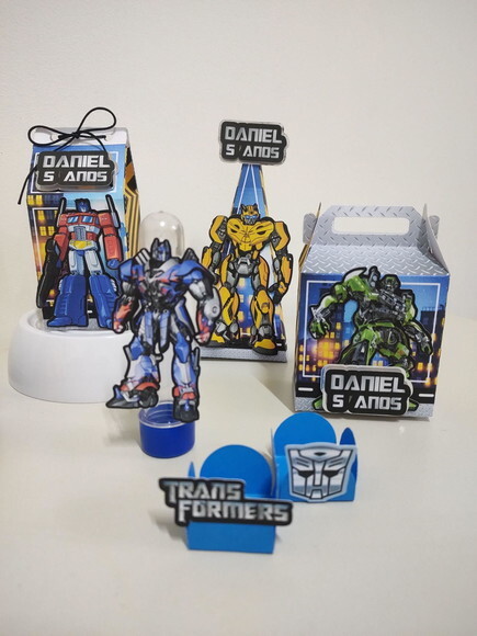 Kit Festa Aniversário Transformers