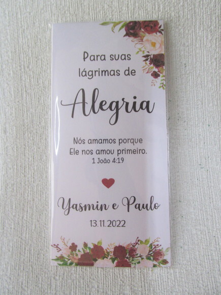 Lágrimas de Alegria Marsala / Rose / Verde - 10 Unidades