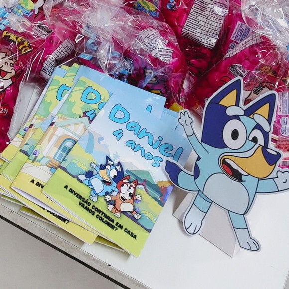 Livro de Colorir m Bluey