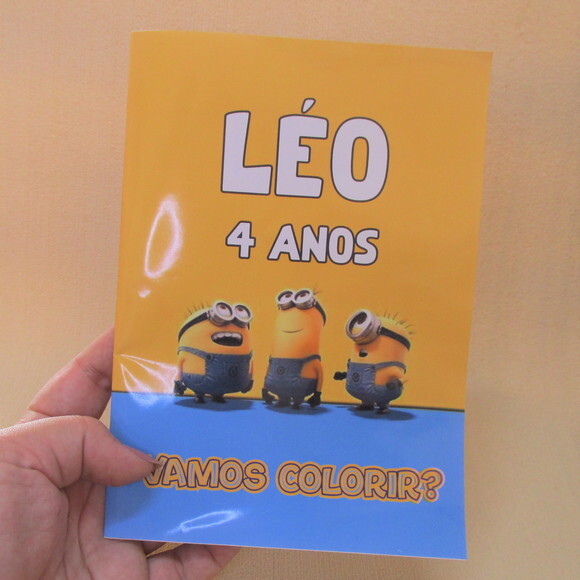 Livro de Colorir Minions
