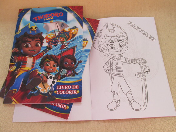Revista de Colorir Santiago dos Mares