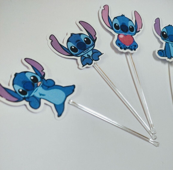 Tag para Doces Lilo & Stitch 20 Unidades