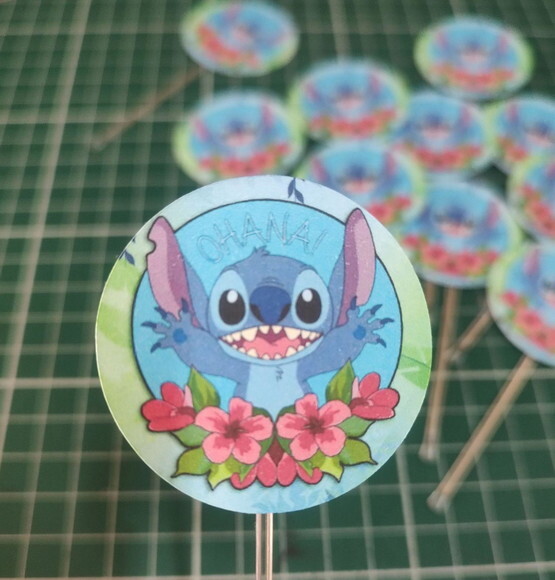 Tag para Doces Lilo & Stitch 20 Unidades
