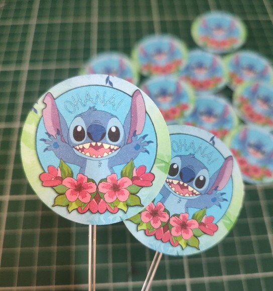 Tag para Doces Lilo & Stitch 80 Unidades