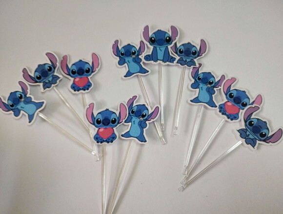 Tag para Doces Lilo & Stitch 80 Unidades