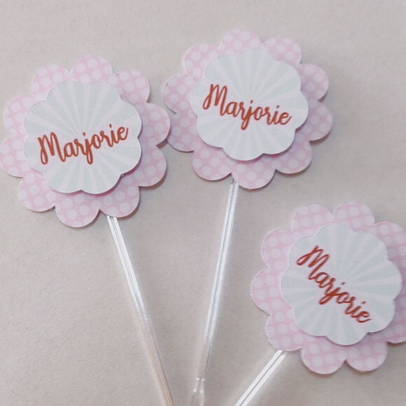 30 Tag para Doces Solzinho + Nome 4cm