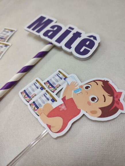Topo de Bolo Mesversário Ostentação