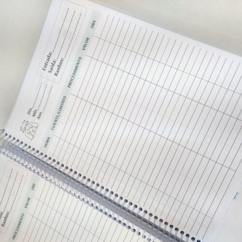 Agenda Petshop Agendento Personalizado Grande
