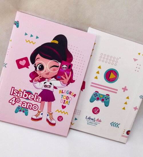 Cadernos Personalizados Luluca - 2 Unidades - Brochurão 96fl