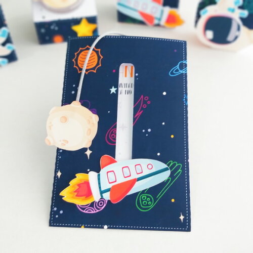 Convite Astronauta Foguete