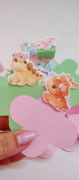 Forminha para Doces Dinossauro Baby - Kit com 20 Unidades