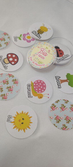 Jogo da Memória Personalizado Jardim Encantado