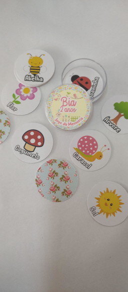 Jogo da Memória Personalizado Jardim Encantado