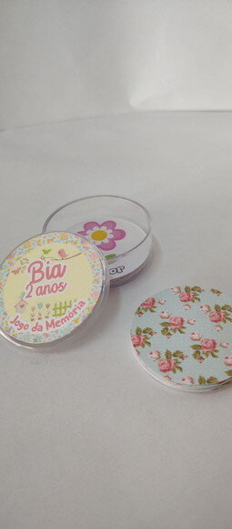 Jogo da Memória Personalizado Jardim Encantado