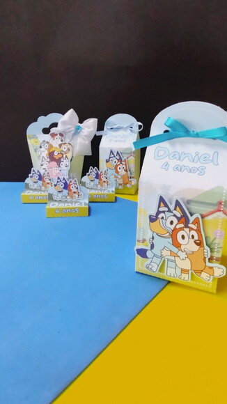 Kit Caixinhas Bluey - 40 Itens + Brinde