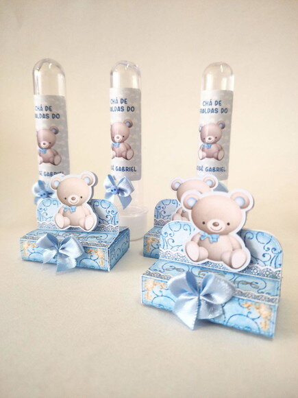 Kit Chá de Bebê Ursinhos - 40 Peças
