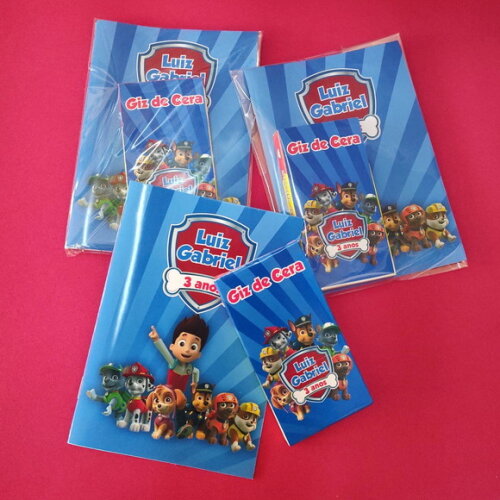 Kit de Colorir Patrulha Canina - 25 Unidades