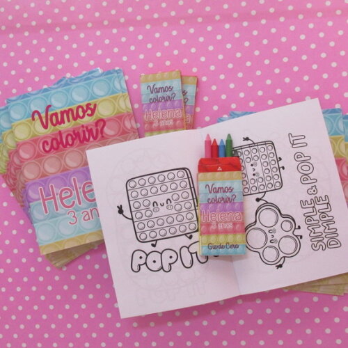 Kit de Colorir Pop It