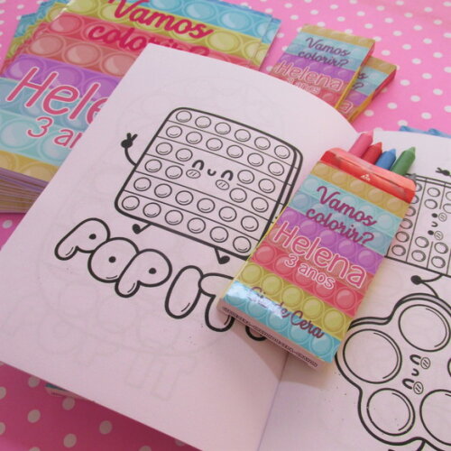 Kit de Colorir Pop It