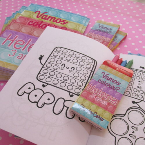 Kit de Colorir Pop It