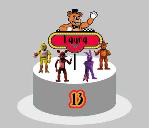 Kit Festa Fnaf- 63 Itens