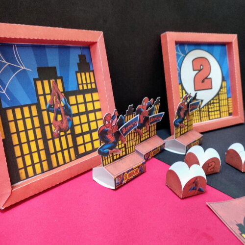 Kit Festa Homem Aranha - 75 Itens + Brinde