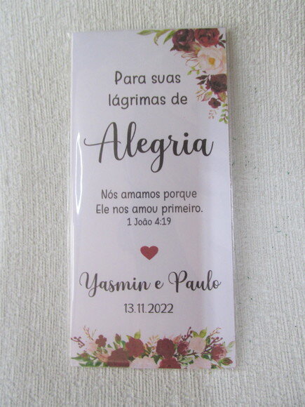 Lágrimas de Alegria Marsala / Rose / Verde - 10 Unidades