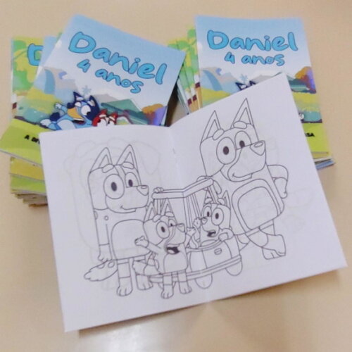 Livro de Colorir Bluey P