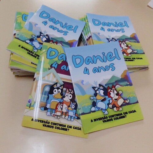 Livro de Colorir m Bluey