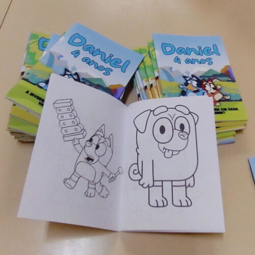 Livro de Colorir m Bluey