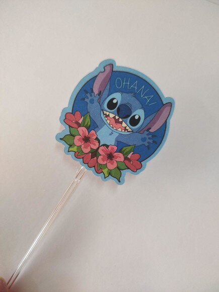 Tag para Cupcake Lilo & Stitch 40 Unidades