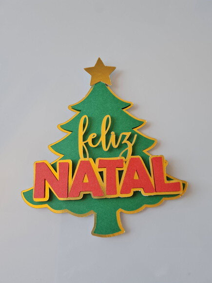 Topo de Bolo Natal