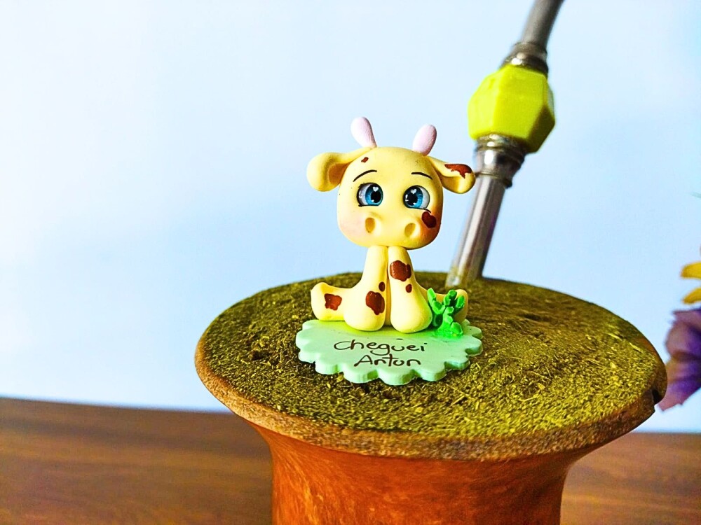 kit enfeite de chimarrão lembrancinha personalizada safari luxo