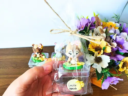 caixinha luxo biscuit bosque encantado menina 10 uni