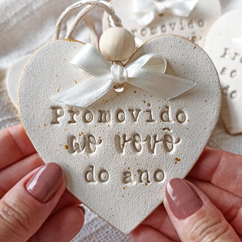 Coração Personalizado para Anúncio de Gravidez