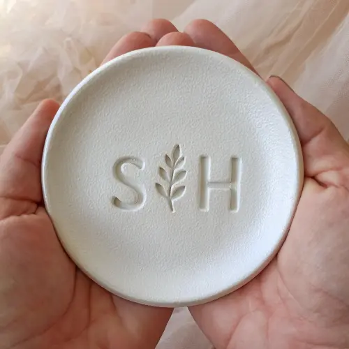 Mini Porta Alianças Personalizado