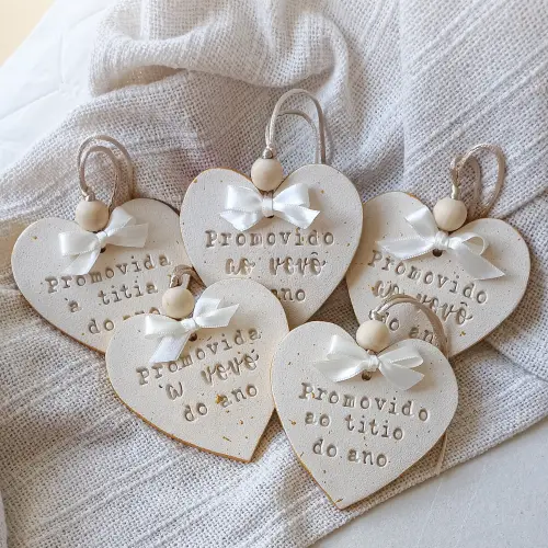 Coração Personalizado para Anúncio de Gravidez