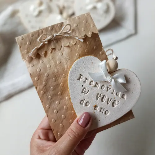 Coração Personalizado para Anúncio de Gravidez