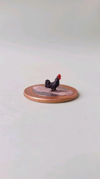 Galo Preto Miniatura M512