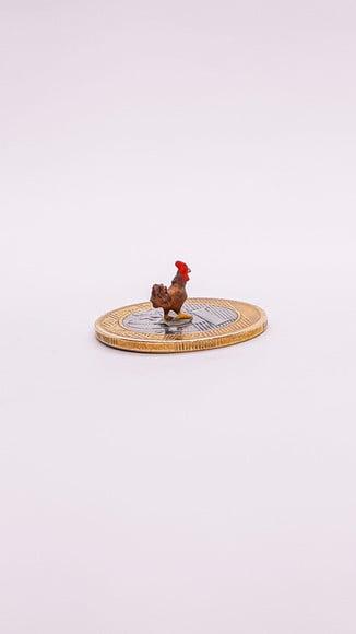 Galo Marrom Miniatura M512B