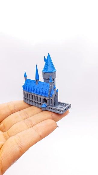 Castelo Hogwarts 5cm Miniatura M877a