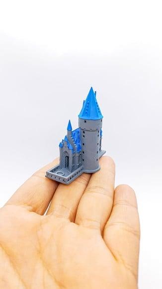 Castelo Hogwarts 5cm Miniatura M877a