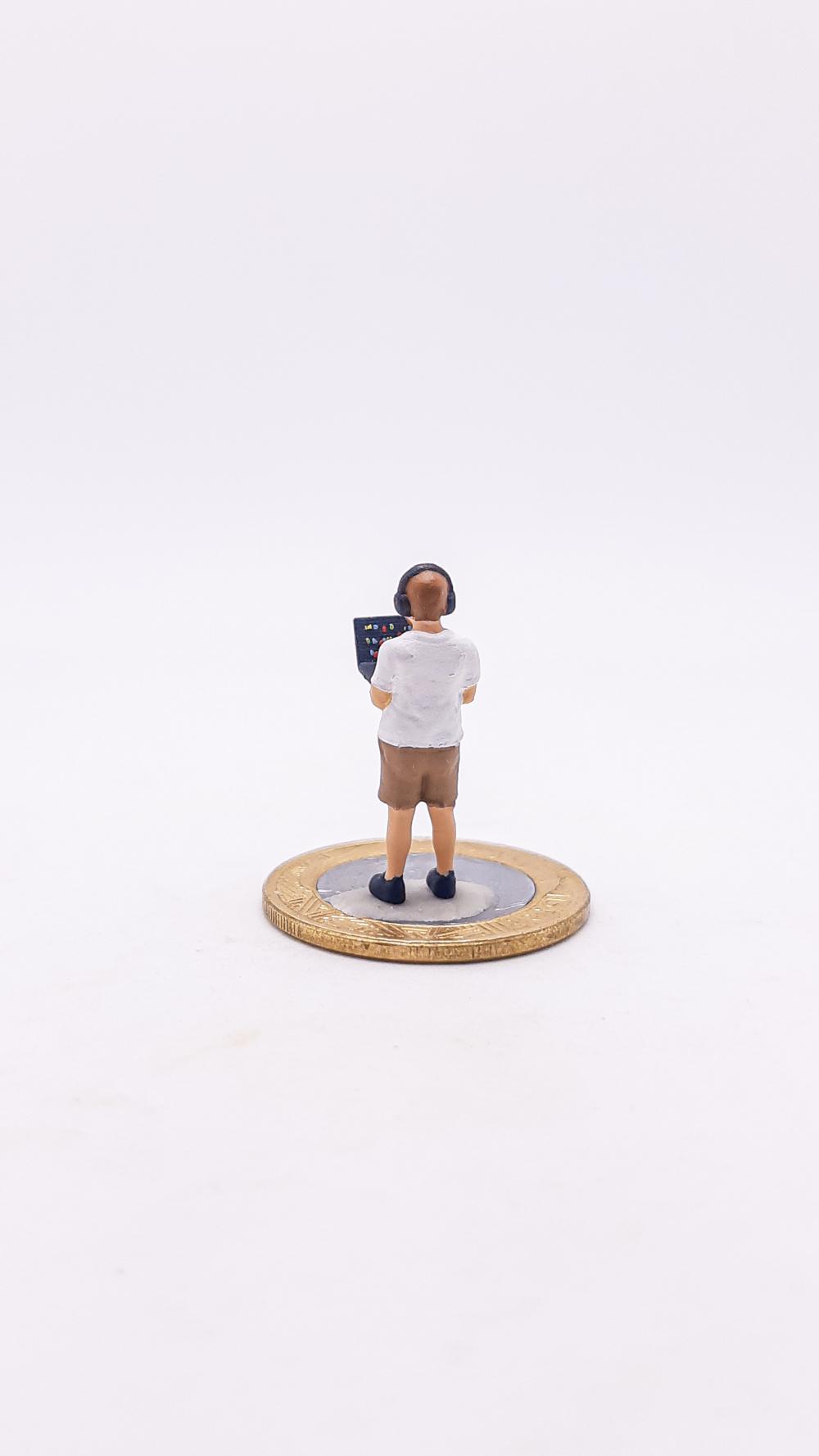 Homem com Computador Miniatura M1121A