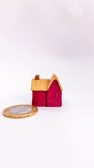 Casinha com Jardim Miniatura M647