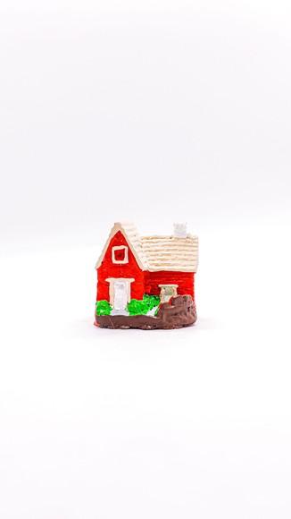 Casinha com Jardim Miniatura M647A