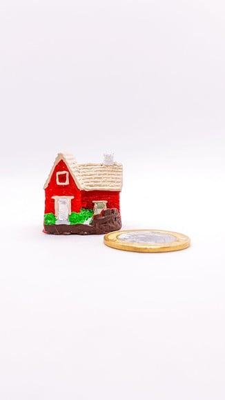 Casinha com Jardim Miniatura M647A