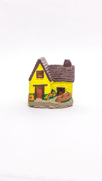 Casinha com Jardim Miniatura M647i