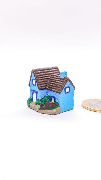 Casinha com Jardim Miniatura M647o